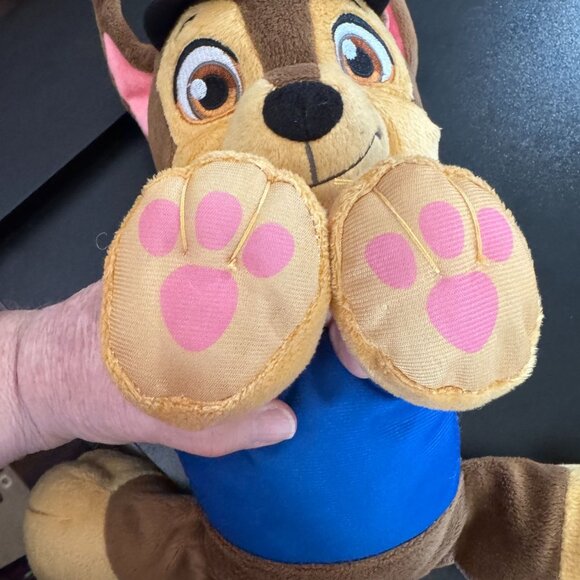 Paw Patrol Chase Plush Dog 11" Brown Blue Police Pup Stuffed Animal Collectible - Picture 10 of 14